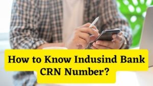 How to Know Indusind Bank CRN Number