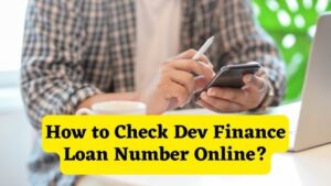 How to Check Dev Finance Loan Number Online