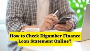 How to Check Digamber Finance Loan Statement Online