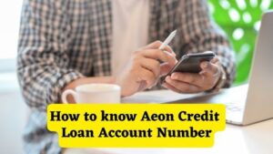 How to know Aeon Credit Loan Account Number