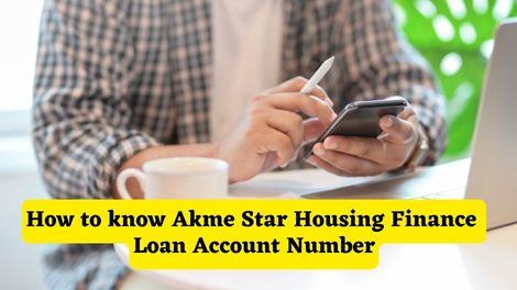 How to know Akme Star Housing Finance Loan Account Number