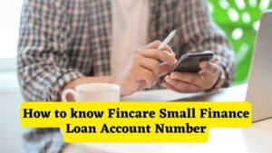How to know Fincare Small Finance Loan Account Number