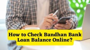 How to Check Bandhan Bank Loan Balance Online