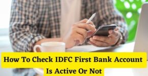 How To Check IDFC First Bank Account Is Active Or Not