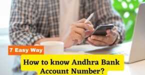 How to know Andhra Bank Account Number