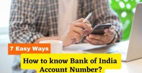 How to know Bank of India Account Number