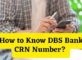How to Know DBS Bank CRN Number