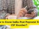 How to Know India Post Payment Bank CIF Number