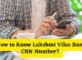 How to Know Lakshmi Vilas Bank CRN Number