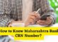 How to Know Maharashtra Bank CRN Number