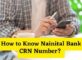 How to Know Nainital Bank CRN Number