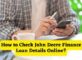 How to Check John Deere Finance Loan Details Online