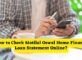 How to Check Motilal Oswal Home Finance Loan Statement