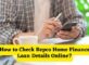 How to Check Repco Home Finance Loan Details Online