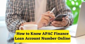 How to know APAC Finance Loan Account Number