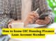 How to know GIC Housing Finance Loan Account Number