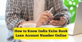 How to know India Exim Bank Loan Account Number