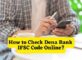 How to Check Dena Bank IFSC Code Online