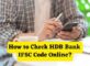 How to Check HDB Bank IFSC Code Online