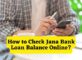 How to Check Jana Bank Loan Balance Online
