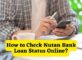 How to Check Nutan Bank Loan Status Online