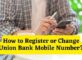 How to Register or Change Union Ban
